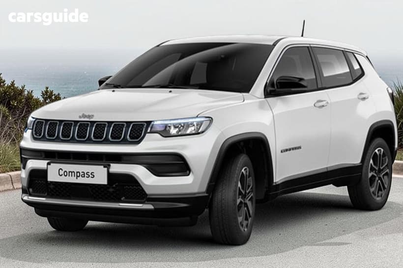 White 2025 Jeep Compass Wagon Limited E-Hybrid (Mhev)