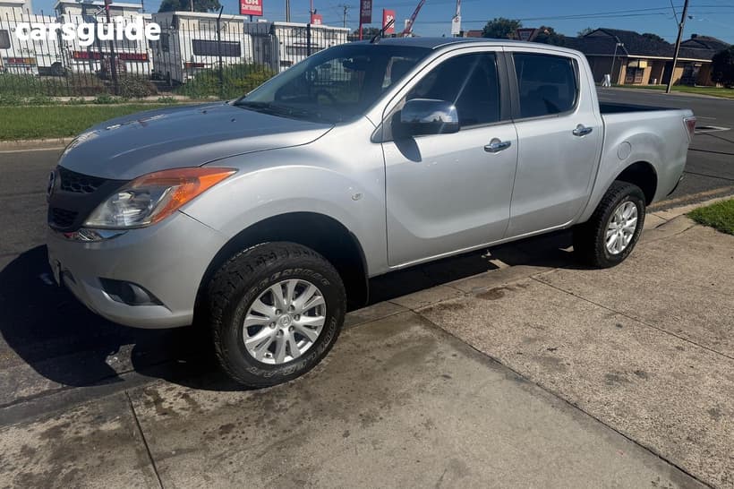 Silver 2013 Mazda BT-50 Dual Cab Utility Xtr (4X2)