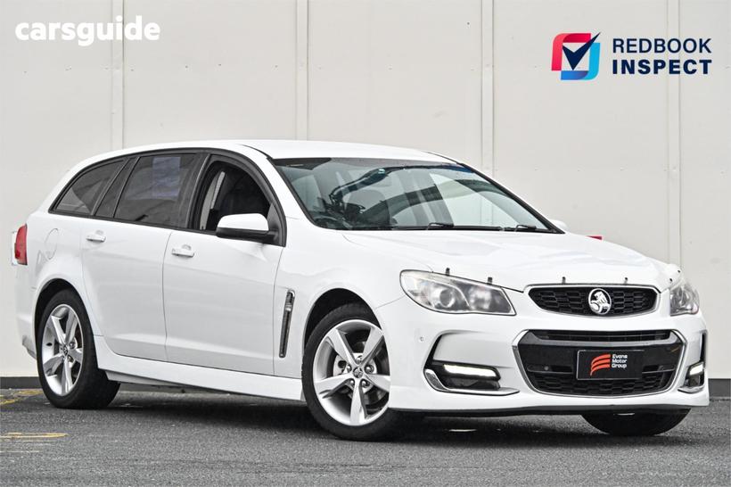 White 2015 Holden Commodore Sportswagon Sv6