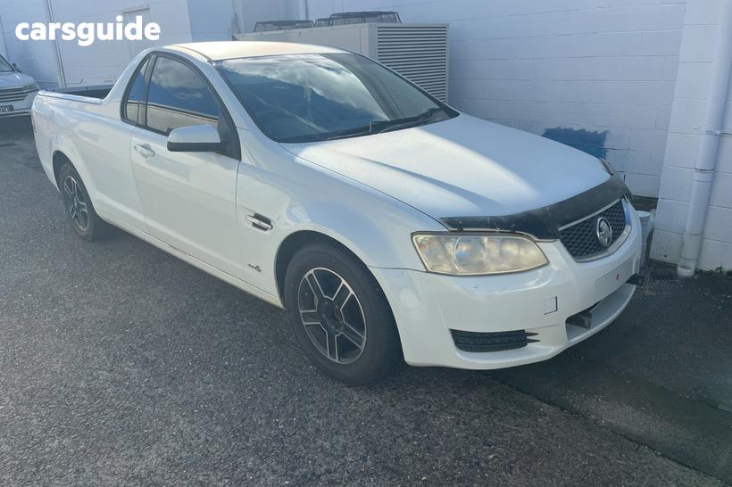 White 2010 Holden Commodore Utility Omega
