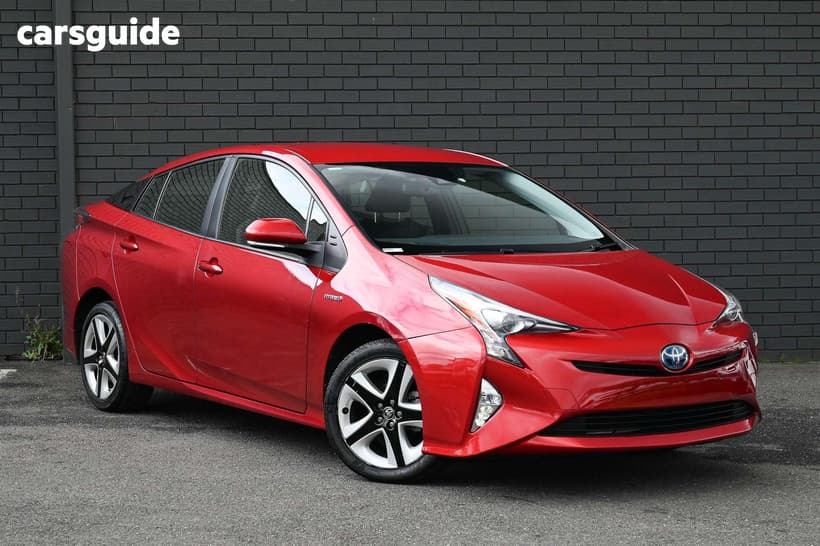 Red 2017 Toyota Prius Hatchback I-Tech Hybrid