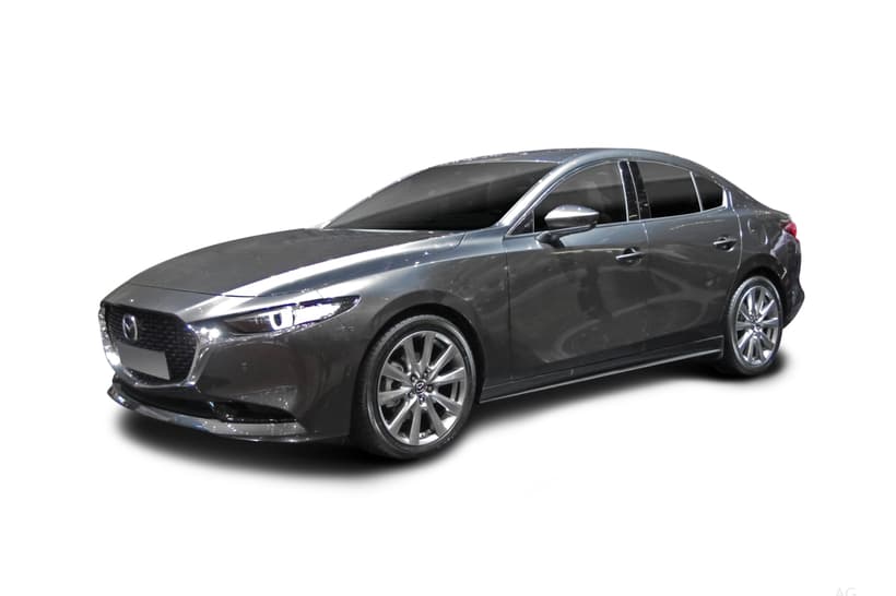 Red 2025 Mazda 3 Sedan G20 Pure
