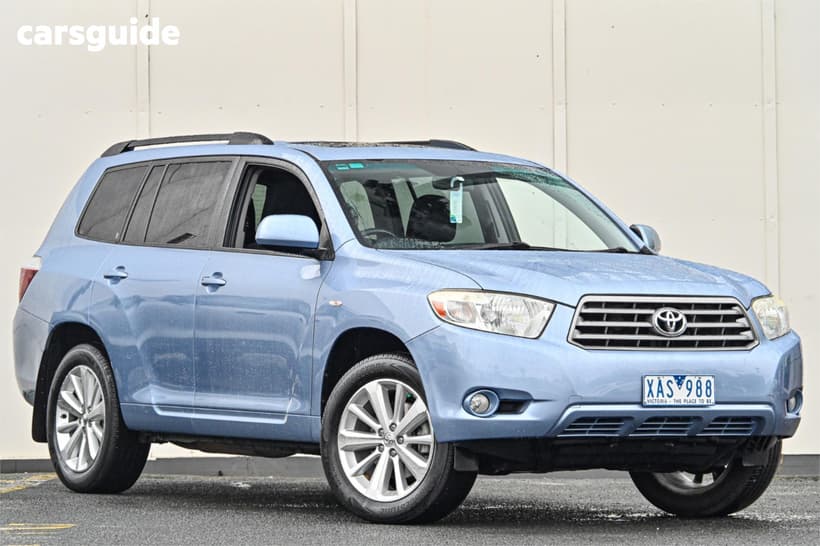 Blue 2009 Toyota Kluger Wagon Altitude (4X4)