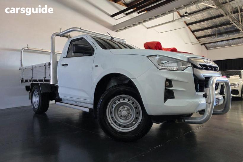 White 2021 Isuzu D-MAX Cab Chassis Sx (4X2) High-Ride