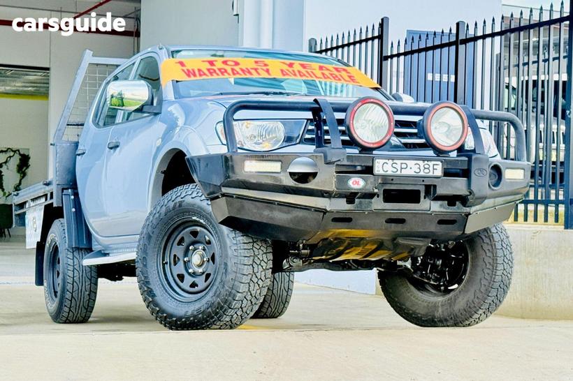 Silver 2014 Mitsubishi Triton Double Cab Utility Glx (4X4)