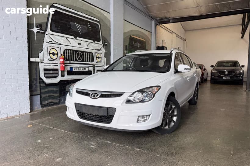 White 2012 Hyundai I30 Wagon Cw Slx 1.6 Crdi