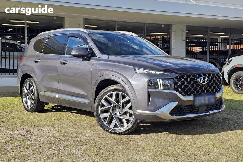 Blue 2023 Hyundai Santa FE Wagon Highlander Mpi (2Wd)