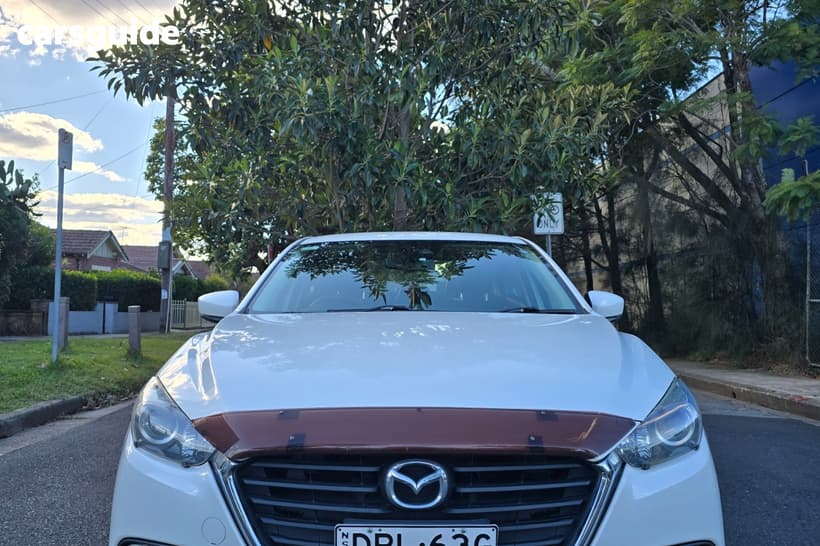 White 2017 Mazda 3 Sedan Touring