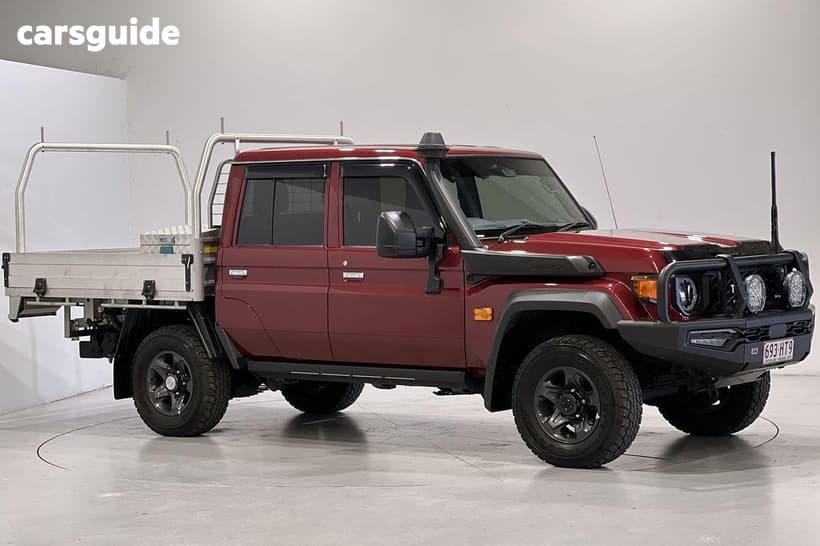 Red 2023 Toyota Landcruiser Double Cab Chassis Lc79 Gxl