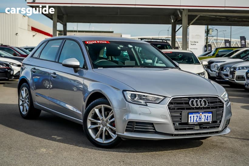 Silver 2018 Audi A3 Hatchback 1.6 Tdi Sportback
