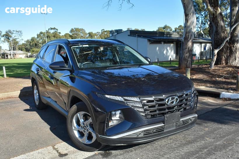 Blue 2021 Hyundai Tucson Wagon (Fwd)