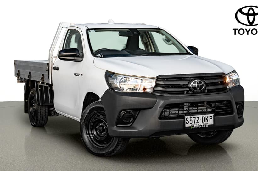 White 2022 Toyota Hilux Cab Chassis Workmate (4X2)