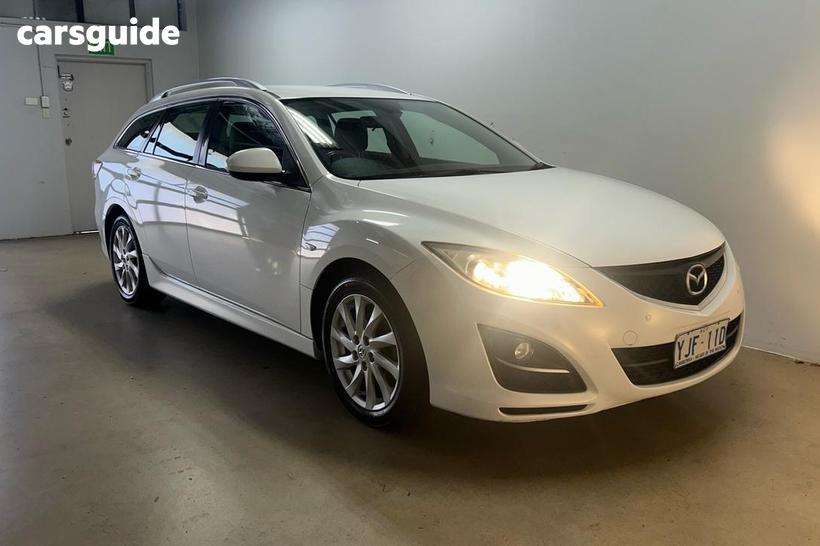 White 2012 Mazda 6 Wagon Touring