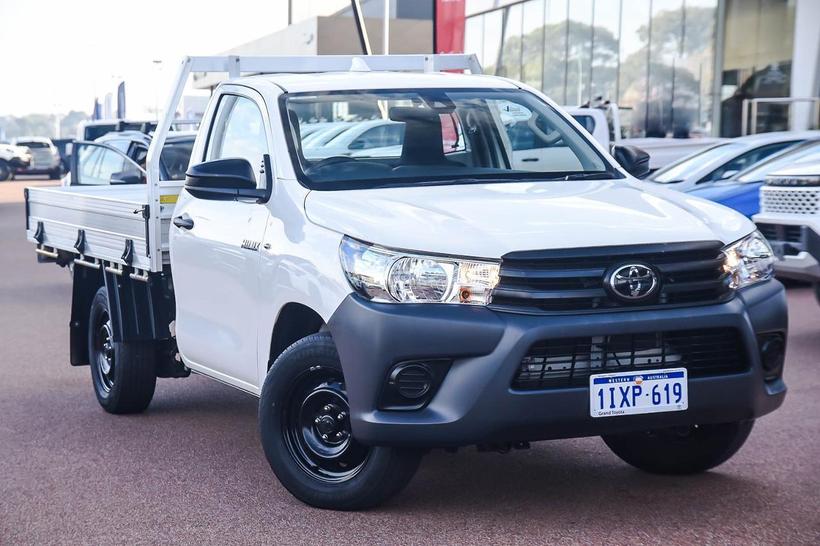 White 2023 Toyota Hilux Cab Chassis Workmate (4X2)