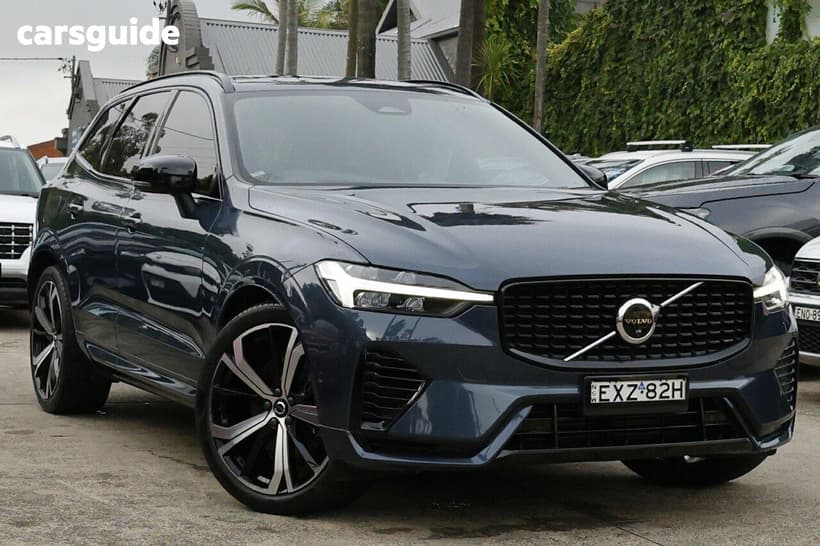 Blue 2022 Volvo XC60 Wagon Recharge Ultimate T8 Phev