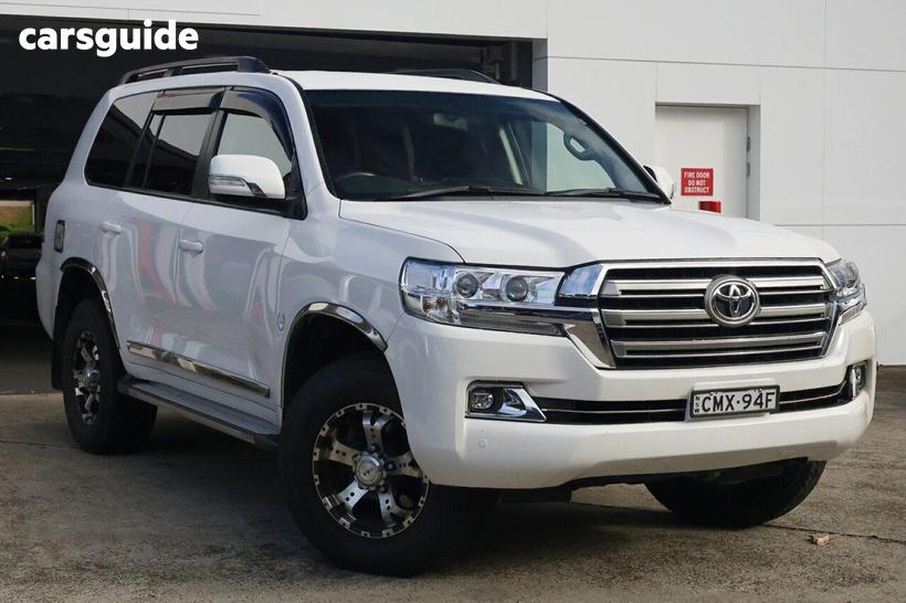 White 2019 Toyota Landcruiser Wagon Lc200 Gxl (4X4)