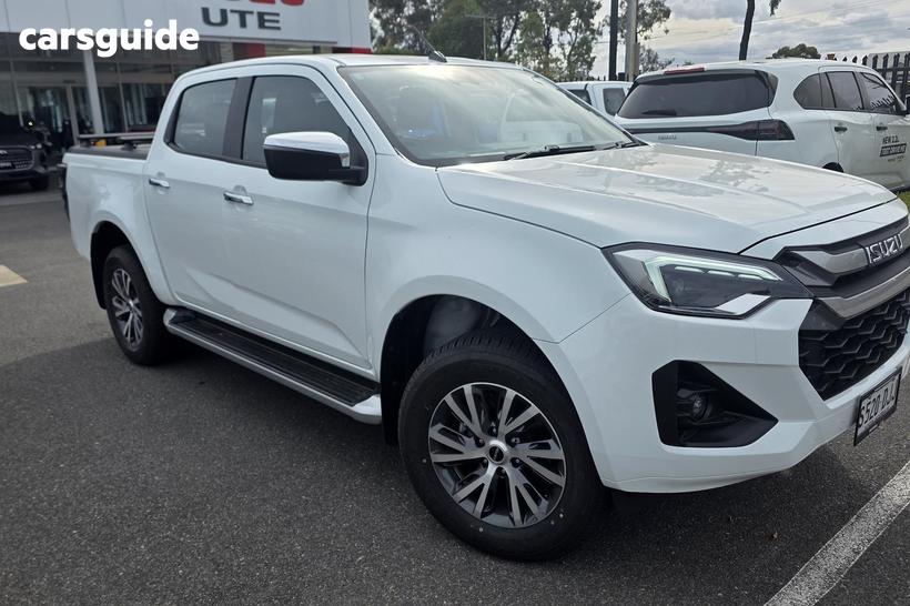 White 2025 Isuzu D-MAX Crew Cab Utility Ls-U (4X2) High-Ride