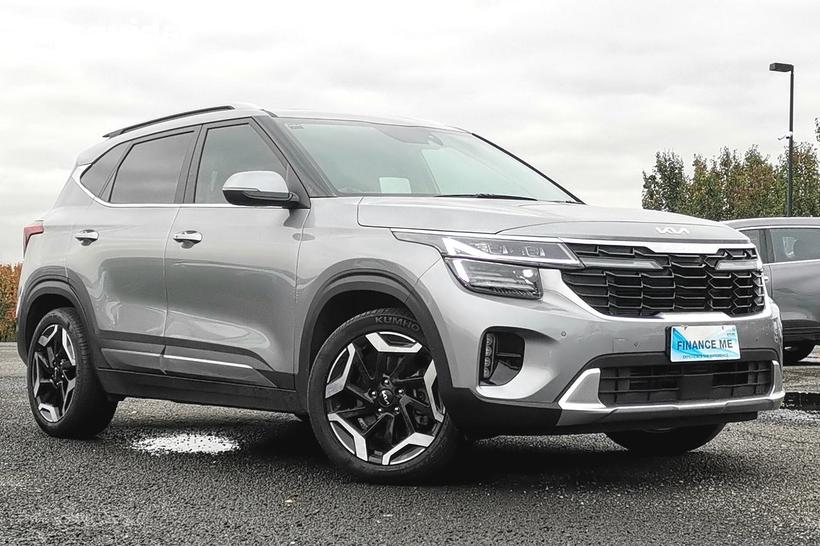 Grey 2024 Kia Seltos Wagon Gt-Line (Awd) (Two-Tone)