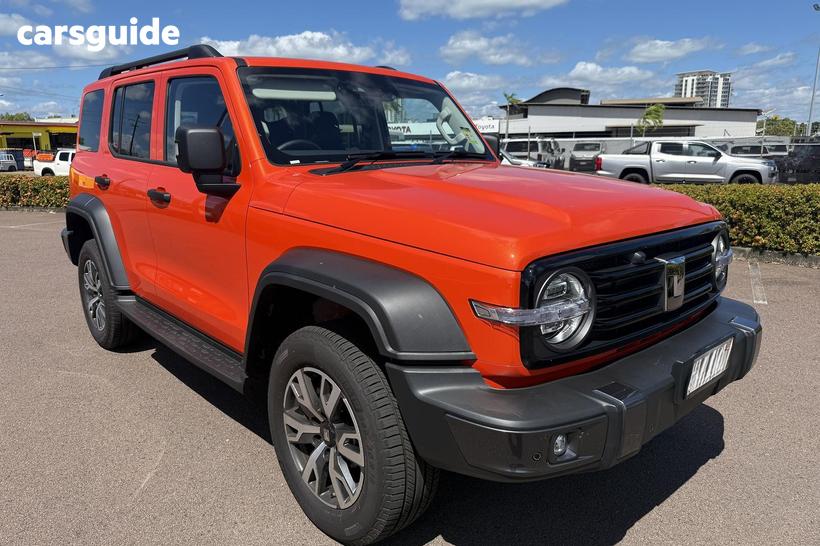 Orange 2025 GWM Tank 300 Wagon Ultra Diesel