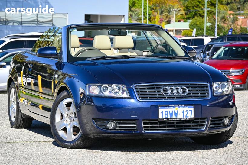 Blue 2005 Audi A4 Cabriolet Cabriolet