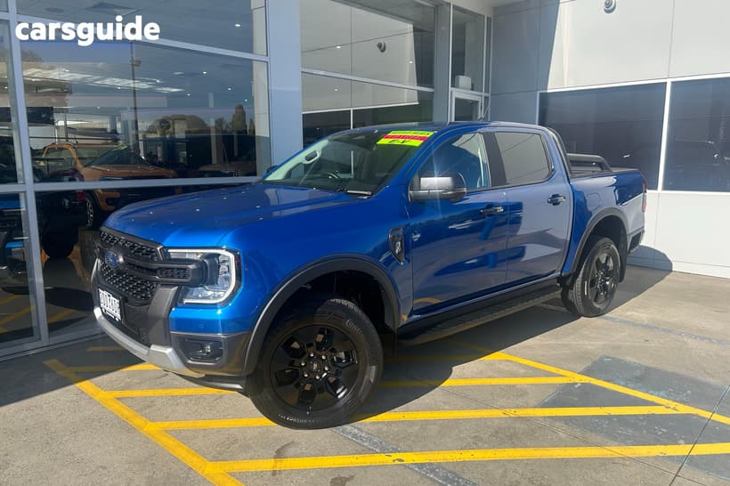 Blue 2025 Ford Ranger Double Cab Pick Up Phev Sport (4X4)