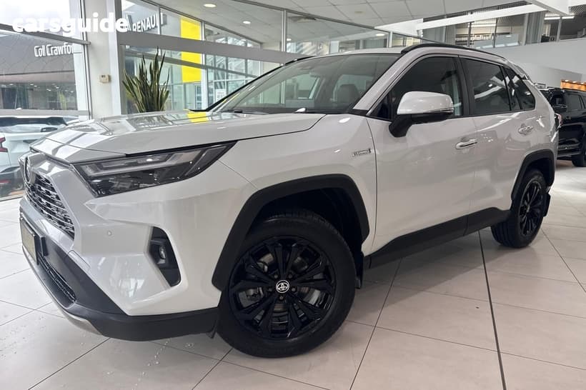 White 2024 Toyota RAV4 Wagon Cruiser (2Wd) Hybrid
