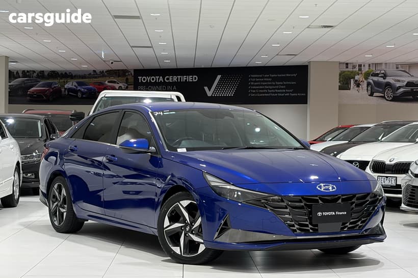 Blue 2021 Hyundai I30 Sedan Elite