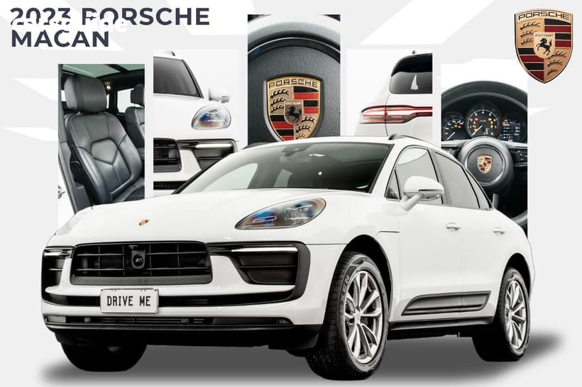 White 2023 Porsche Macan Wagon