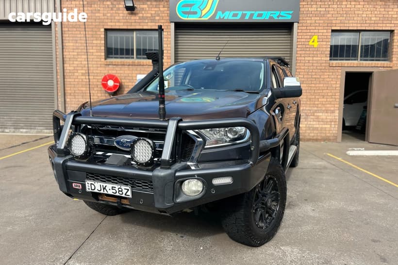 Grey 2016 Ford Ranger Dual Cab Utility Xlt 3.2 (4X4)