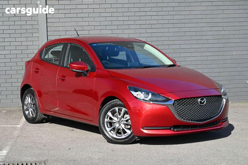 Red 2021 Mazda 2 Hatchback G15 Pure