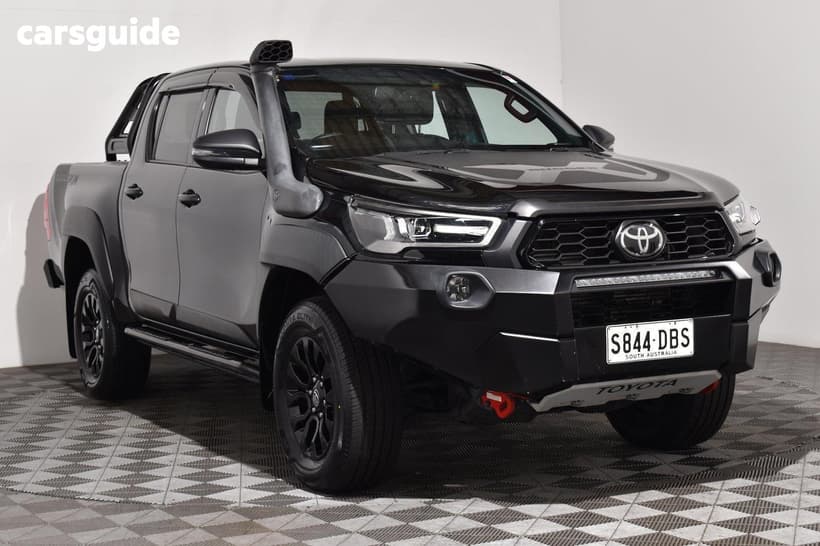 Black 2022 Toyota Hilux Double Cab Pick Up Rugged X (4X4)