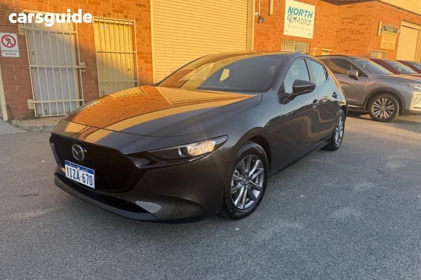 Grey 2021 Mazda 3 Hatchback G20 Pure