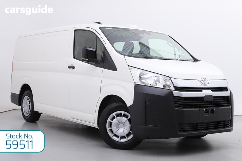 White 2025 Toyota HiAce Van Lwb