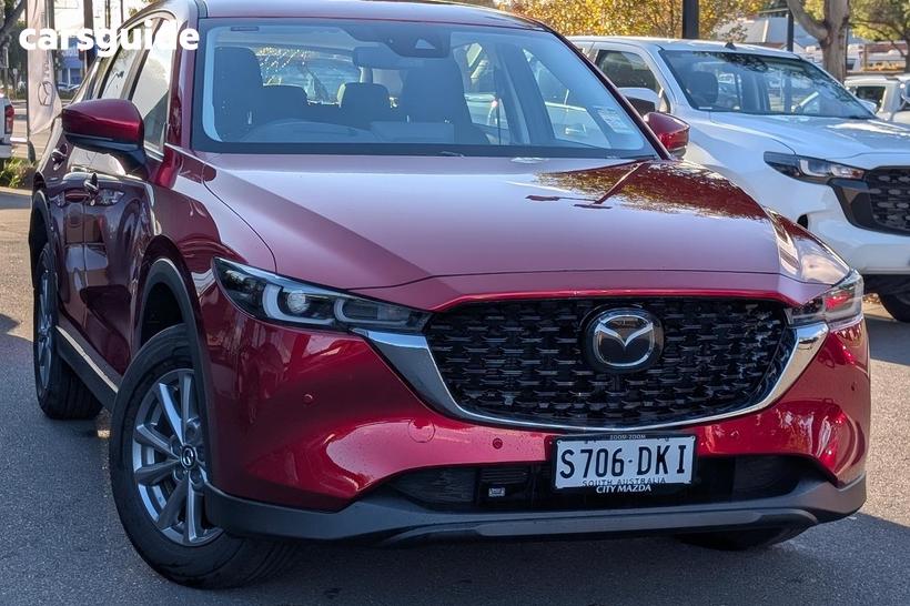 Red 2025 Mazda CX-5 Wagon G25 Maxx Sport (Fwd)
