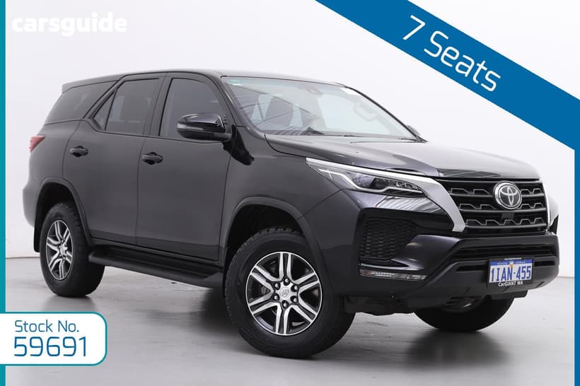 Black 2022 Toyota Fortuner Wagon Gx Nav