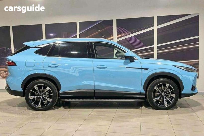 Blue 2025 MG HS Wagon Essence