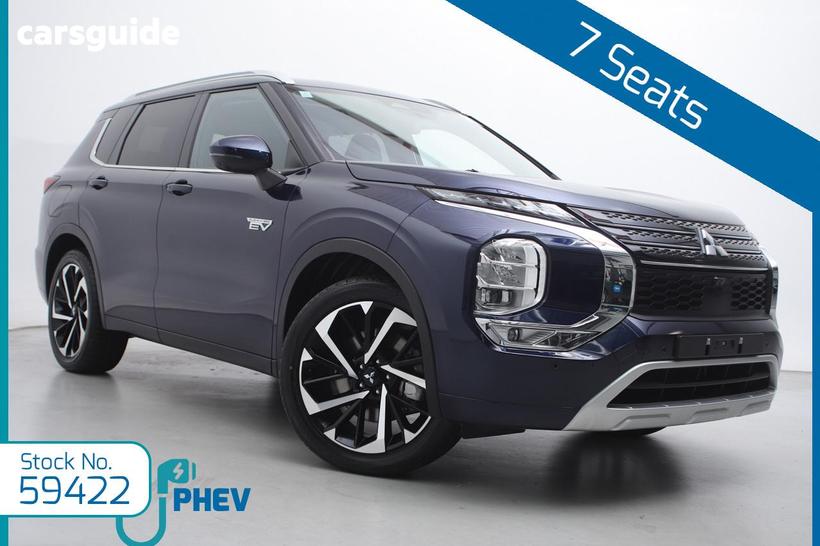 Blue 2024 Mitsubishi Outlander Wagon Phev Exceed 5+2 Seat (Awd)