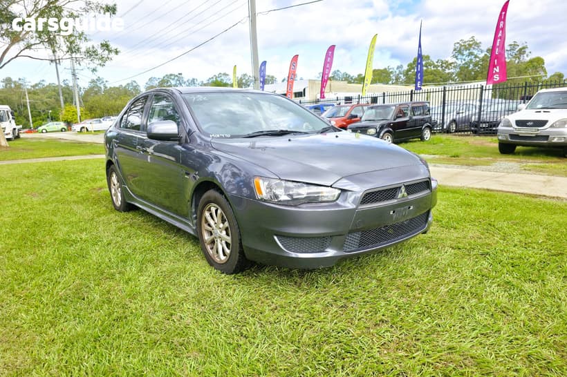 Grey 2010 Mitsubishi Lancer Hatchback Es Sportback