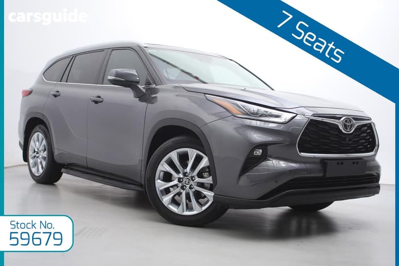 Grey 2021 Toyota Kluger Wagon Grande Awd