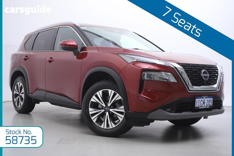 Red 2023 Nissan X-Trail Wagon St-L (4Wd) 7 Seat