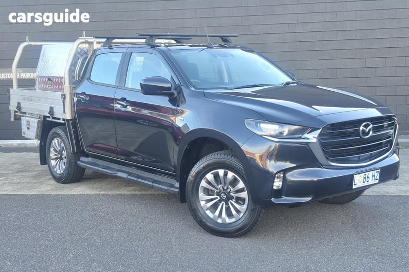 Blue 2020 Mazda BT-50 Dual Cab Chassis Xt (4X4) (5Yr)