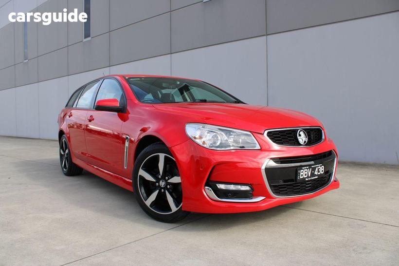 Red 2017 Holden Commodore Sportswagon Sv6