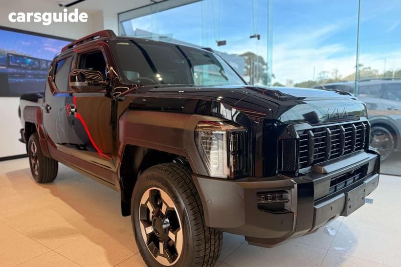 Black 2025 Kia Tasman Double Cab Pick Up X-Line (4X4) (Std) Body Fender