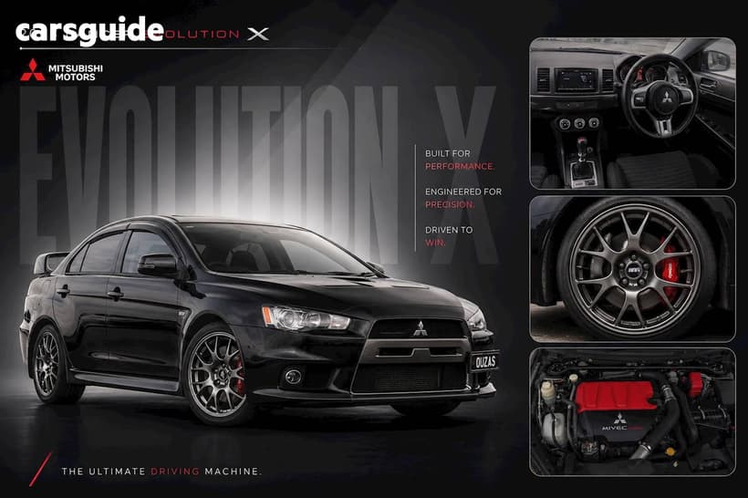 Black 2008 Mitsubishi Lancer Sedan Evolution