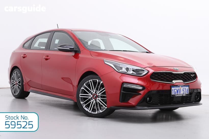 Red 2019 Kia Cerato Hatchback Gt (Turbo)