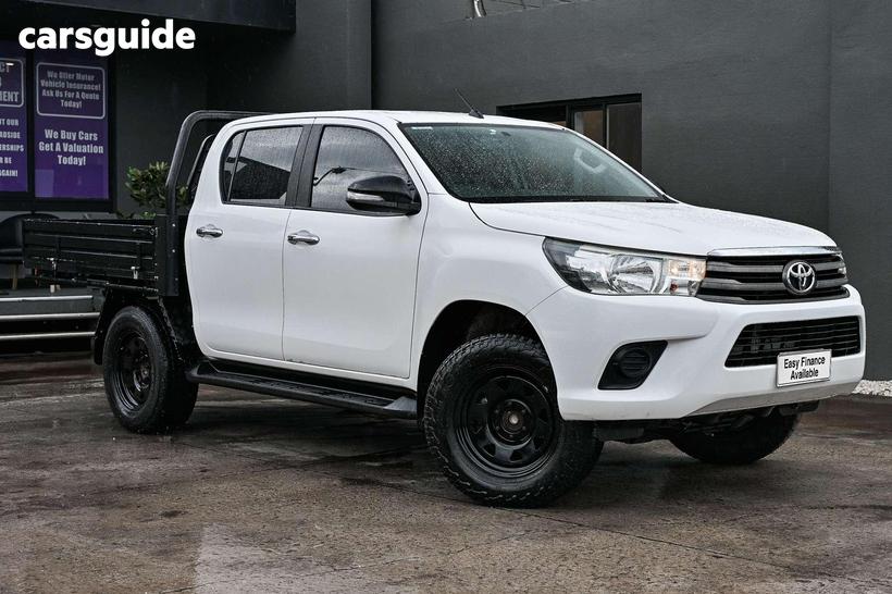 White 2015 Toyota Hilux Dual Cab Utility Sr Hi-Rider