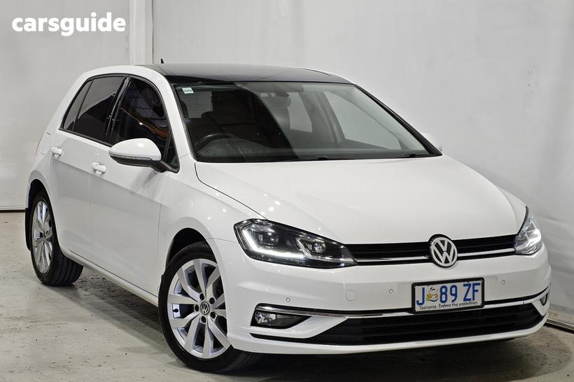 White 2018 Volkswagen Golf Hatchback 110 Tdi Highline