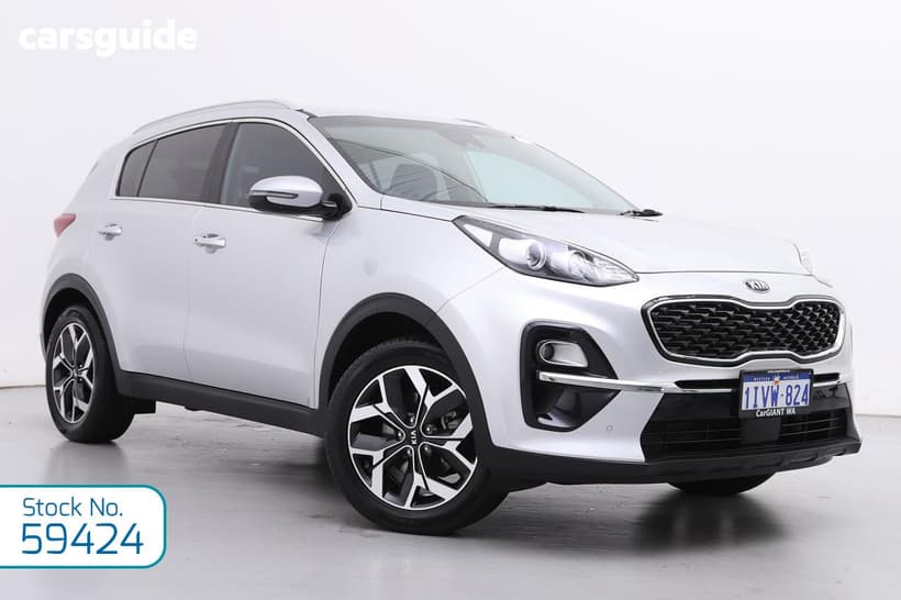 Silver 2021 Kia Sportage Wagon Sx+ (Fwd)