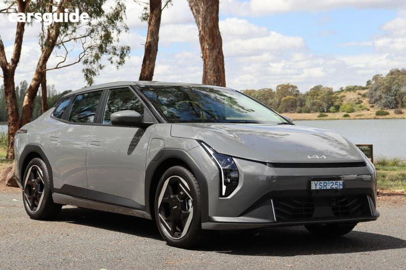 Grey 2025 Kia Ev4 SUV EV4 EARTH FWD LR