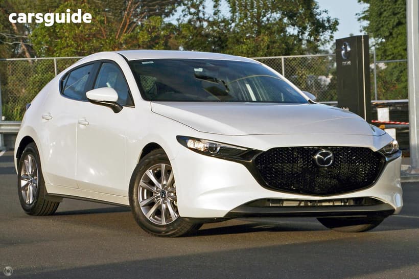 White 2026 Mazda Mazda3 Hatchback G20 Pure